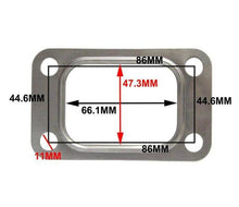 TurboWorks Stainless Steel Turbo Flanges Gasket T03