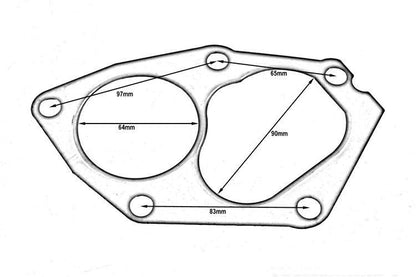 TurboWorks Turbo Gasket Mitsubishi Lancer Evo 4-9 4G63