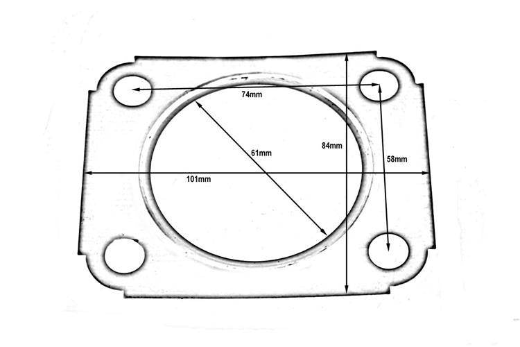 TurboWorks Turbo Gasket Mitsubishi Lancer Evo 4-9 4G63 MANIFOLD