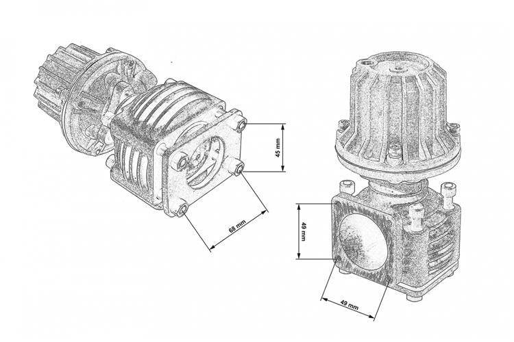 TurboWorks Externes WasteGate 50mm 0,5 Bar