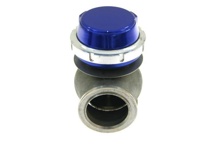 TurboWorks External WasteGate 50mm 0.5 Bar V-Band Blue