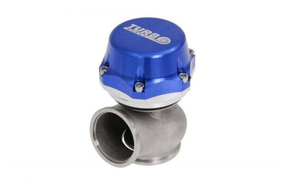 TurboWorks External WasteGate 50mm 0.5 Bar V-Band Blue