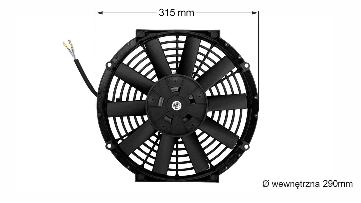 TurboWorks Cooling fan 12" type 1 pusher/puller
