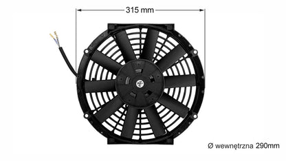 TurboWorks Cooling fan 12" type 1 pusher/puller
