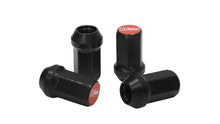 Geschmiedete Radmuttern D1Spec Alu 1,5 Schwarz/Rot
