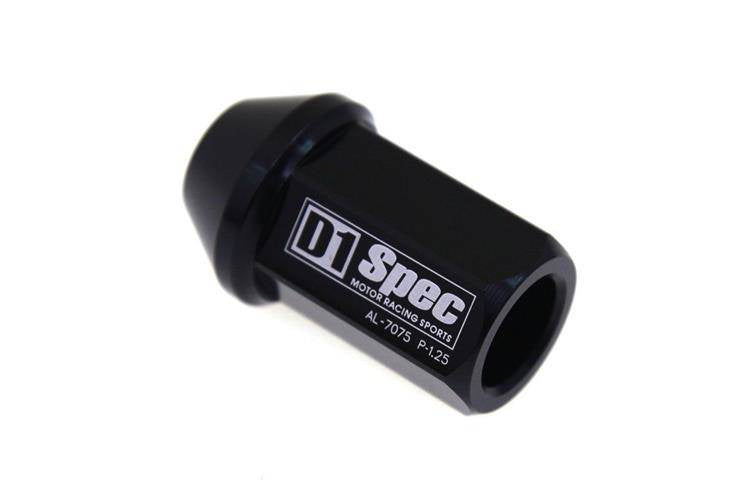 Forged wheel lug nuts D1Spec Alu 12x1,25 black