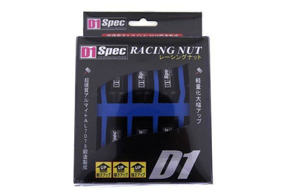Forged wheel lug nuts D1Spec Alu 12x1,25 black