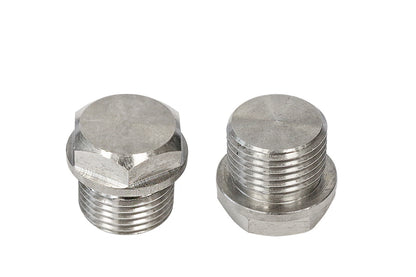 O2-Lambdasonden-Stecker 18Mx1,5 Edelstahl 2 Stück.