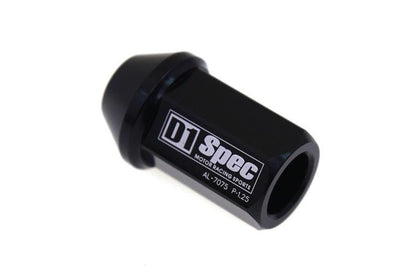 Geschmiedete Radmuttern D1Spec Alu 12x1,5 schwarz