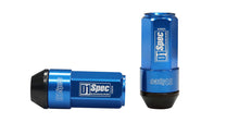 Geschmiedete Radmuttern D1Spec Heptagon 2in1 12x1,25 Blau
