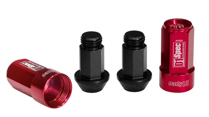 Forged wheel lug nuts D1Spec Heptagon 2in1 12x1,25 Red