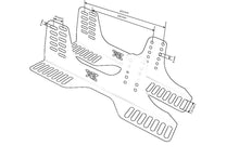 Sports Bucket Seat Mount BMW E46 Passenger Side FIA Black