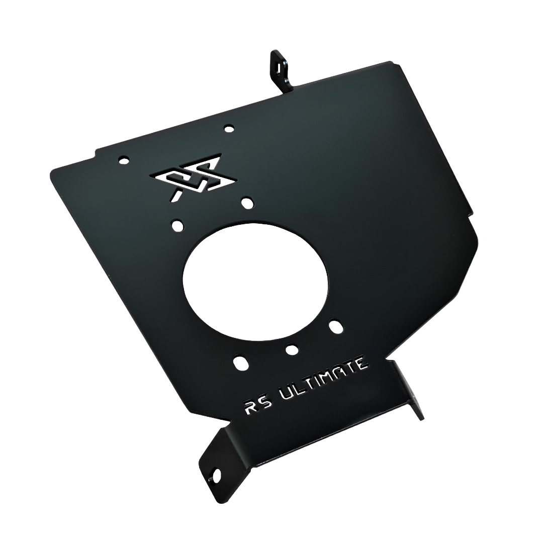 Handbremsbefestigungsplatte ohne Löcher BMW E36 Schwarz