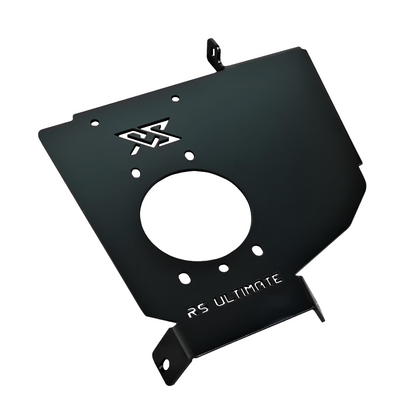 Handbremsbefestigungsplatte ohne Löcher BMW E36 Schwarz