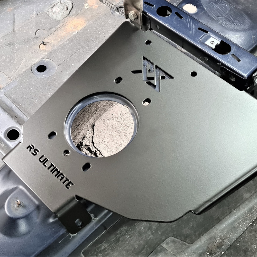 Handbremsbefestigungsplatte ohne Löcher BMW E36 Schwarz