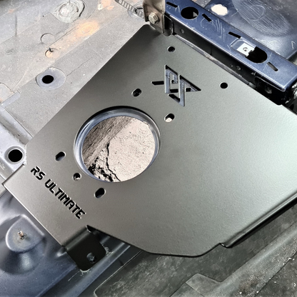 Handbremsbefestigungsplatte ohne Löcher BMW E36 Schwarz