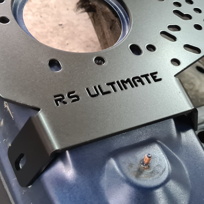 Handbremsen-Montageplatte gebohrt BMW E36 Schwarz