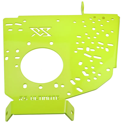 Handbremsbefestigungsplatte gebohrt BMW E36 Fluo