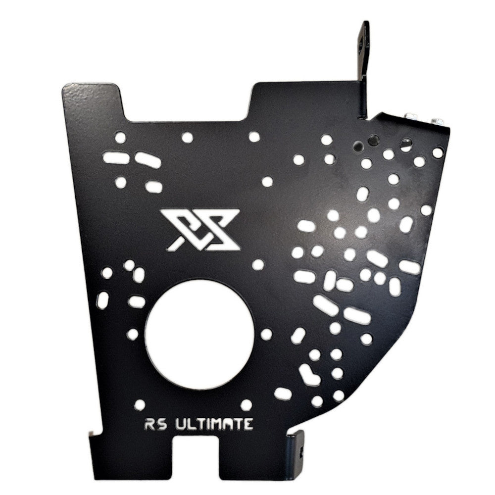 Handbremsen-Montageplatte gebohrt BMW E46 Schwarz