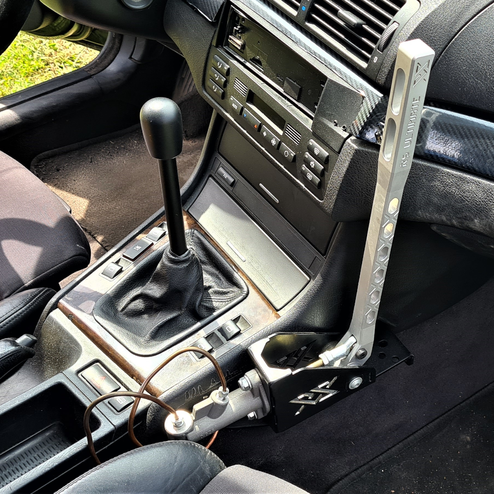 Handbremsen-Montageplatte gebohrt BMW E46 Schwarz