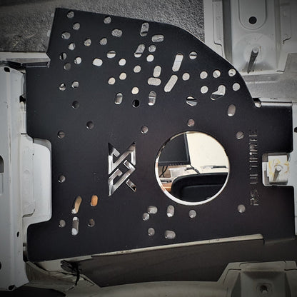 Handbremsen-Montageplatte gebohrt BMW E46 Schwarz