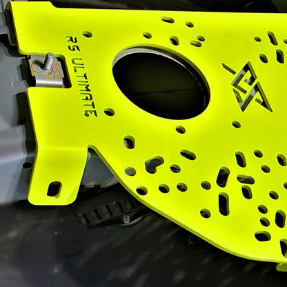 Handbremsen-Montageplatte gebohrt BMW E46 Schwarz