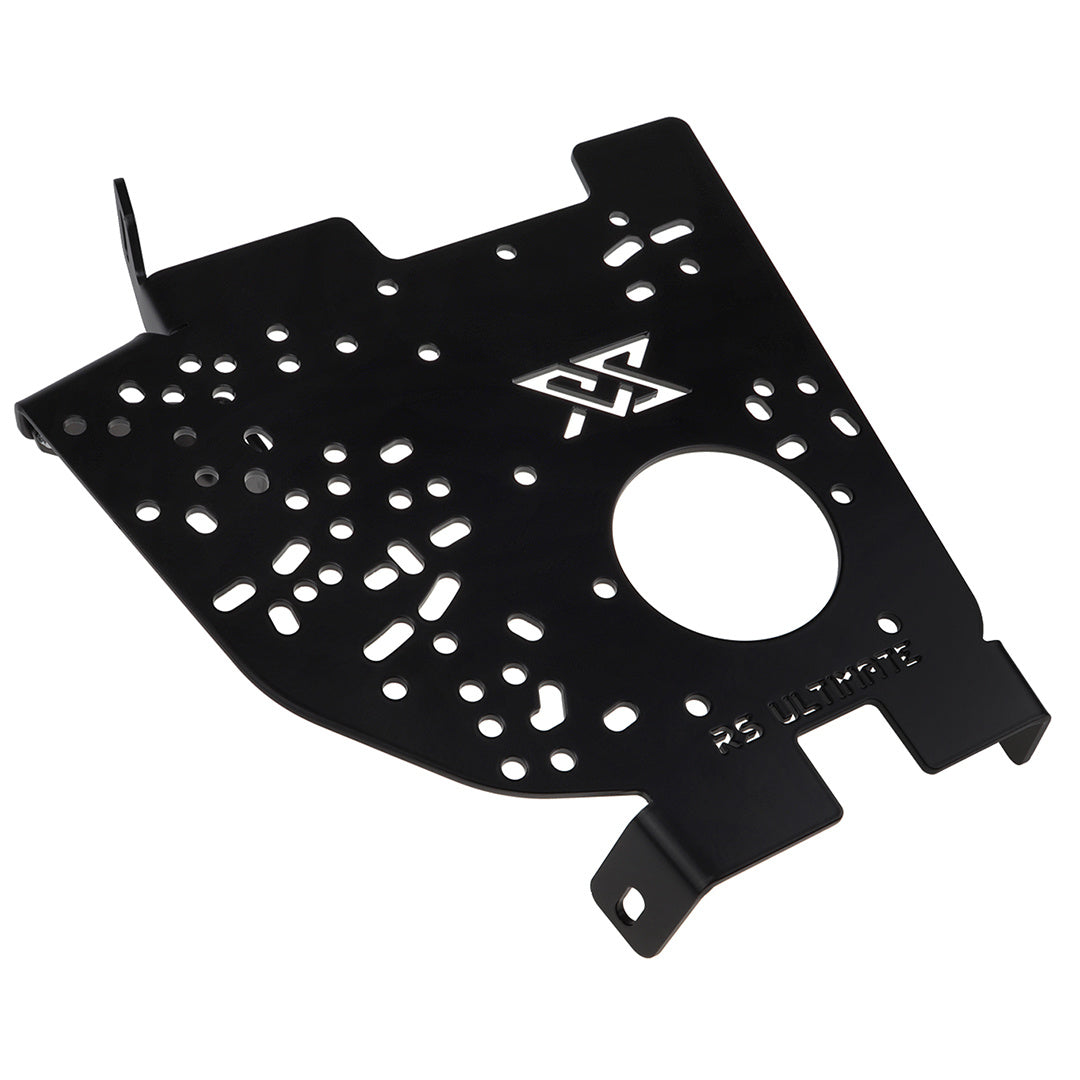 Handbremsbefestigungsplatte gebohrt BMW E46 ENG Schwarz