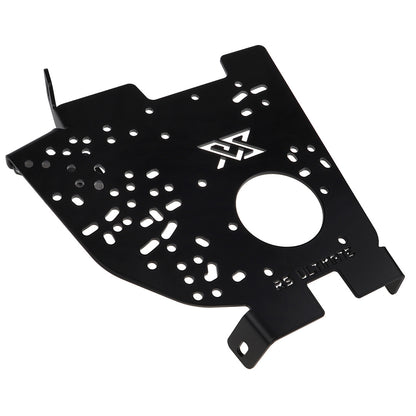 Handbremsbefestigungsplatte gebohrt BMW E46 ENG Schwarz