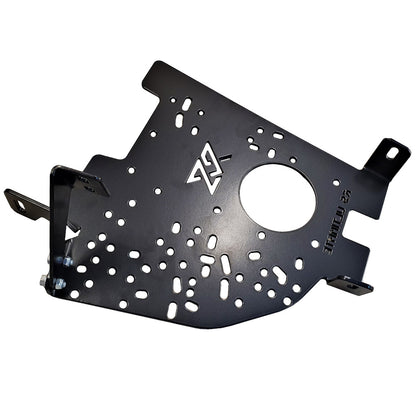 Handbremsen-Montageplatte gebohrt BMW E46 Fluo