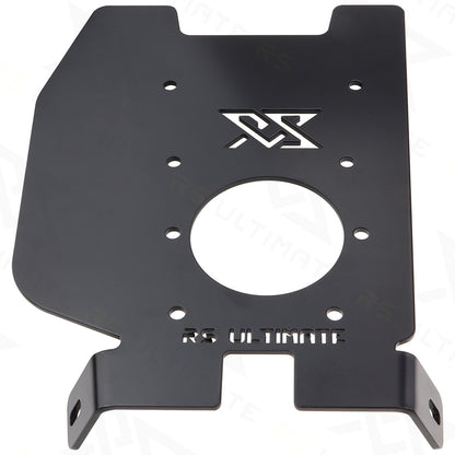 Handbremsen-Montageplatte linke Seite BMW E46 Schwarz