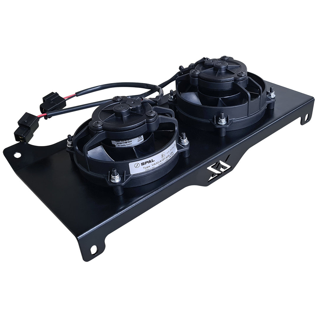 Universelle Kühlerhalterung für zwei TurboWorks Lüfter 16-reihig 260x125x50 AN10 RS-Ultimate