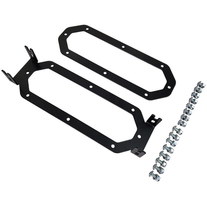 Universal Kühlerhalterung für Trennwand TurboWorks 13-reihig 260x100x50 AN10 Schwarz RS-Ultimate