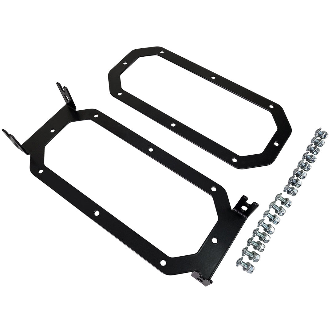 Universal Kühlerhalterung für Spritzwand TurboWorks 9-reihig 260x70x50 AN10 Schwarz RS-Ultimate