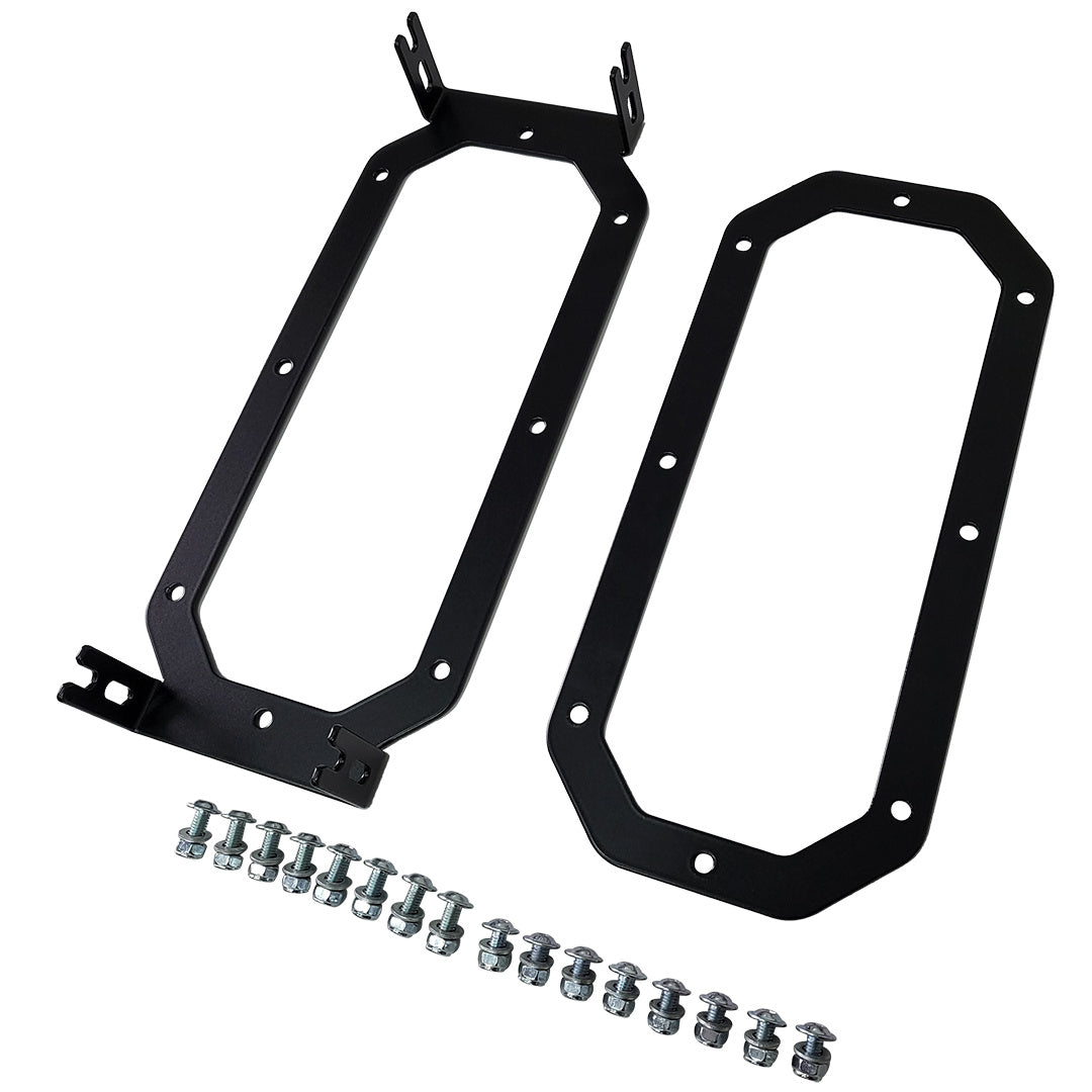 Universal Kühlerhalterung für Spritzwand TurboWorks 9-reihig 260x70x50 AN10 Schwarz RS-Ultimate