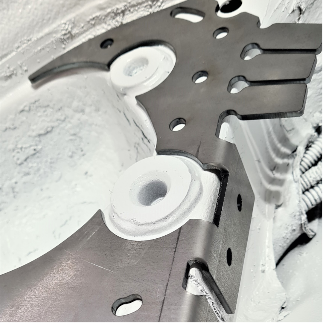 Verstärkungsplatte BMW 3 E36 Hintere Querlenkeraufnahme